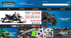 Desktop Screenshot of podeinspowerequipment.com